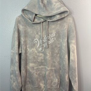 Victoria's Secret Gray Tie-Dye Hoodie